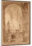 Vaulted Staircase, c. 1770-1779 by Hubert Robert