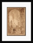 Vaulted Staircase, c. 1770-1779 by Hubert Robert