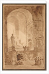 Vaulted Staircase, c. 1770-1779 by Hubert Robert