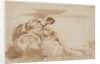 Venus and Cupid in a Chariot, 1615-1617 by Guercino