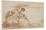 Venus and Cupid in a Chariot, 1615-1617 by Guercino