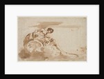 Venus and Cupid in a Chariot, 1615-1617 by Guercino