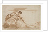 Venus and Cupid in a Chariot, 1615-1617 by Guercino