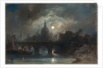 View of a City at Night, 1831 by Camille Roqueplan
