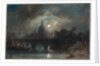 View of a City at Night, 1831 by Camille Roqueplan