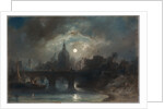 View of a City at Night, 1831 by Camille Roqueplan