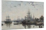 View of Bordeaux, from the Quai des Chartrons, 1874 by Eugène Boudin