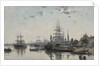 View of Bordeaux, from the Quai des Chartrons, 1874 by Eugène Boudin