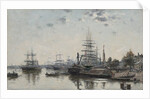 View of Bordeaux, from the Quai des Chartrons, 1874 by Eugène Boudin