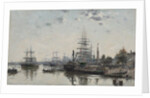 View of Bordeaux, from the Quai des Chartrons, 1874 by Eugène Boudin