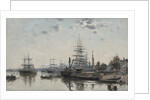 View of Bordeaux, from the Quai des Chartrons, 1874 by Eugène Boudin