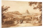 View of St. Peters, Rome, c. 1817-1820 by Achille Etna Michallon