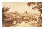 View of St. Peters, Rome, c. 1817-1820 by Achille Etna Michallon