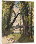 View of the Institut de France from the Foot of the Pont Royal, 1870 by Henri Joseph Harpignies