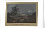 View of the K. K. Private Iron Factory in Zöptau, c. 1850 by Carl Julius Rieden; C. J. Rieden; E.W. Knippel