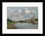 View of the Port of Saint-Valéry-sur-Somme, 1891 by Eugène Boudin