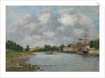 View of the Port of Saint-Valéry-sur-Somme, 1891 by Eugène Boudin