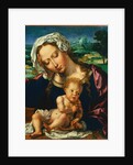 Virgin and Child in a Landscape, 1531 by Jan Gossaert; Anonymous Landscape Painter
