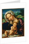 Virgin and Child in a Landscape, 1531 by Jan Gossaert; Anonymous Landscape Painter