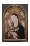 Virgin and Child with Saint Jerome and Saint Catherine of Alexandria, c. 1450 by Carolino da Viterbo