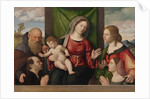 Virgin and Child with Saints and Donors, c. 1515 by Giovanni Battista Cima da Conegliano