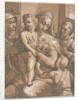 Virgin and Child with St. John, St. Catherine of Siena and St. Francis, 1585 by Andrea Andreani