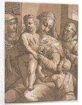 Virgin and Child with St. John, St. Catherine of Siena and St. Francis, 1585 by Andrea Andreani