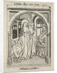 Virgin and Child, Abbot Ludwig Kneeling, 1400s by Unknown