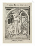 Virgin and Child, Abbot Ludwig Kneeling, 1400s by Unknown
