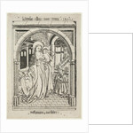 Virgin and Child, Abbot Ludwig Kneeling, 1400s by Unknown