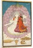 Vishnu and Lakshmi Seated on a Lotus Blossom, early 1800s by Unknown