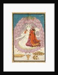 Vishnu and Lakshmi Seated on a Lotus Blossom, early 1800s by Unknown