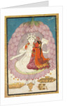 Vishnu and Lakshmi Seated on a Lotus Blossom, early 1800s by Unknown