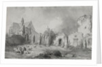 Voyages pittoresques et romantiques dans lancienne France. Bretagne: Abbaye de Relec by Eugène Cicéri
