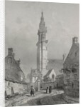 Voyages pittoresques et romantiques dans lancienne France. Bretagne: Eglise de Roscoff by Eugène Cicéri