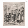 Voyez-vous ma Chère! cest la police qui fait jouer ces polichinels là, pour détourner…, 1840 by Clémente Pruche