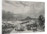 Vue generale de Riom, Auvergne, 1829 by Adrien Dauzats