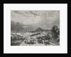 Vue generale de Riom, Auvergne, 1829 by Adrien Dauzats