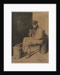 Water Carrier Seated on His Yoke, 1861 by François Bonvin