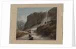 Waterfall between Chiavenna and Mount Splügen, 1784 by Francis Towne
