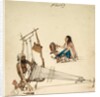 Weaving and Spinning, c. 1860 by Kehar Singh