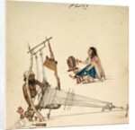 Weaving and Spinning, c. 1860 by Kehar Singh