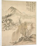 Willow and Waterfall, 1847 by Tsubaki Chinzan