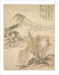 Willow and Waterfall, 1847 by Tsubaki Chinzan