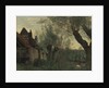 Willows and Farmhouse at Sainte-Catherine-lès-Arras, 1871 by Jean Baptiste Camille Corot