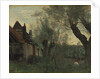 Willows and Farmhouse at Sainte-Catherine-lès-Arras, 1871 by Jean Baptiste Camille Corot