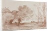 Willows and Poplars, 1871 by Jean Baptiste Camille Corot; Robaut
