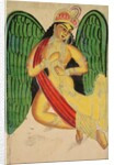 Winged Apsara with a Horn, 1800s by Unknown