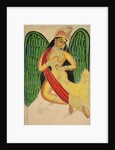 Winged Apsara with a Horn, 1800s by Unknown