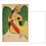 Winged Apsara with a Horn, 1800s by Unknown